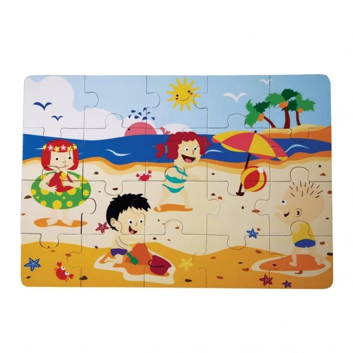 Nessiworld CS-1282 YAZ  AHŞAP YER PUZZLE