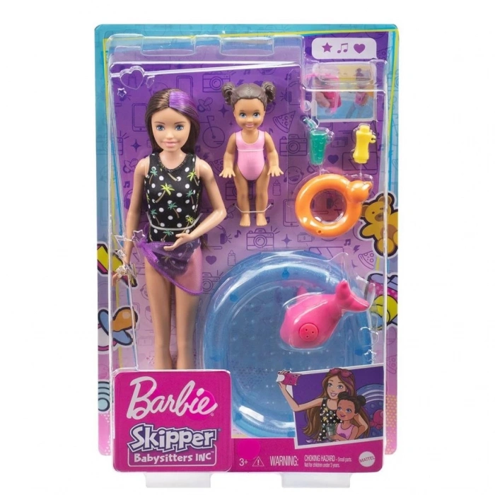 Nessiworld FHY97 Skipper Bebek Bakıcısı Bebeği ve Aksesuarları Oyun Seti