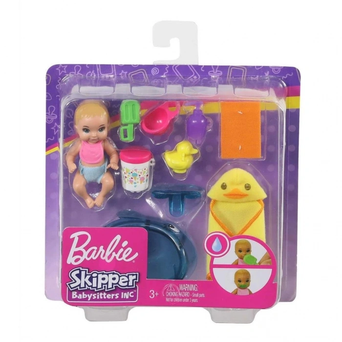 Nessiworld GHV83 Özellikli Minik Bebekler Barbie Bebek Bakıcısı