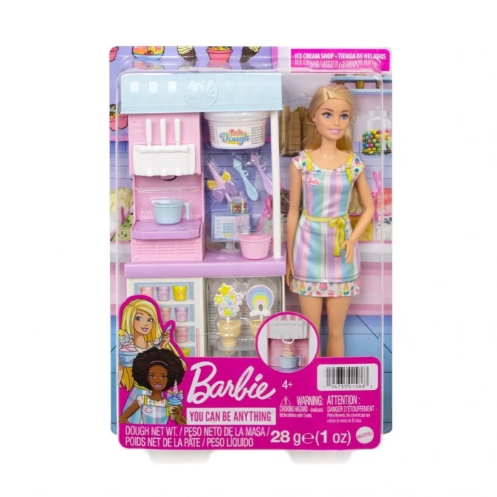 Nessiworld HCN46 Barbie Dondurma Dükkanı Oyun Seti, Barbie Ben Büyüyünce