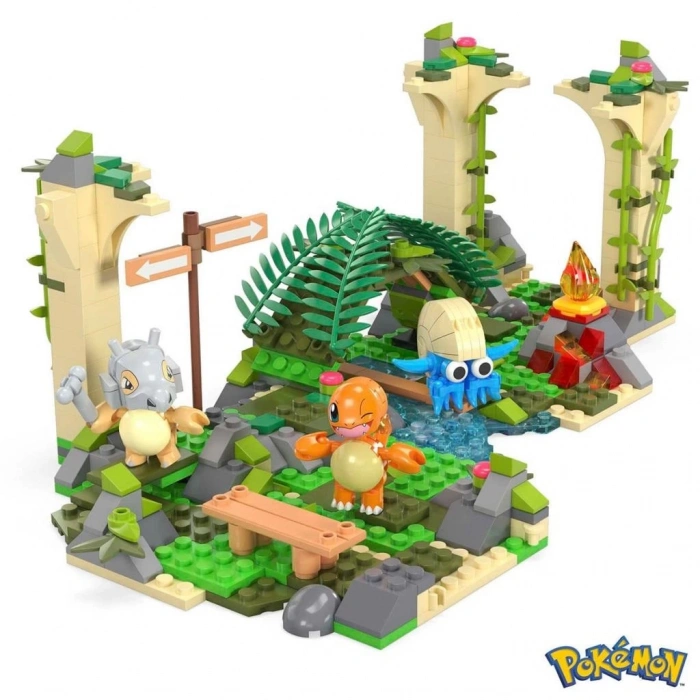 Nessiworld HDL86 MEGA™ Pokémon™ Jungle Ruins - Adventure Builder Antik Kent Seti 464 parça +7 yaş