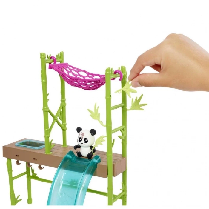 Nessiworld HKT77 Barbie Panda Bakımı Oyun Seti
