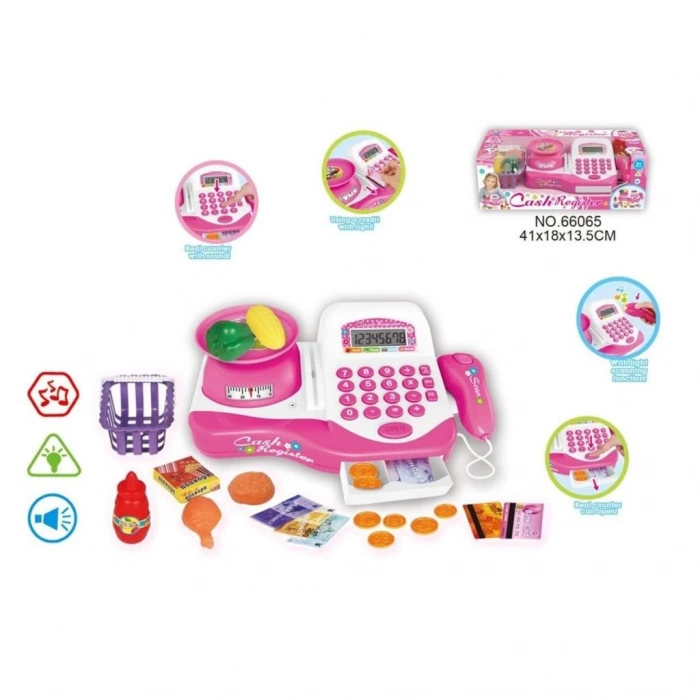 Nessiworld HUA-66065-66067 Işıklı ve Sesli Sesli Yazarkasa -Vardem