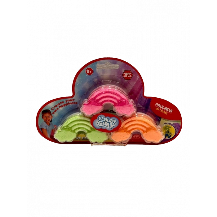 Mey İthalat® Paulinda Slime Super Cloudy Clay 3 Parça S00095812