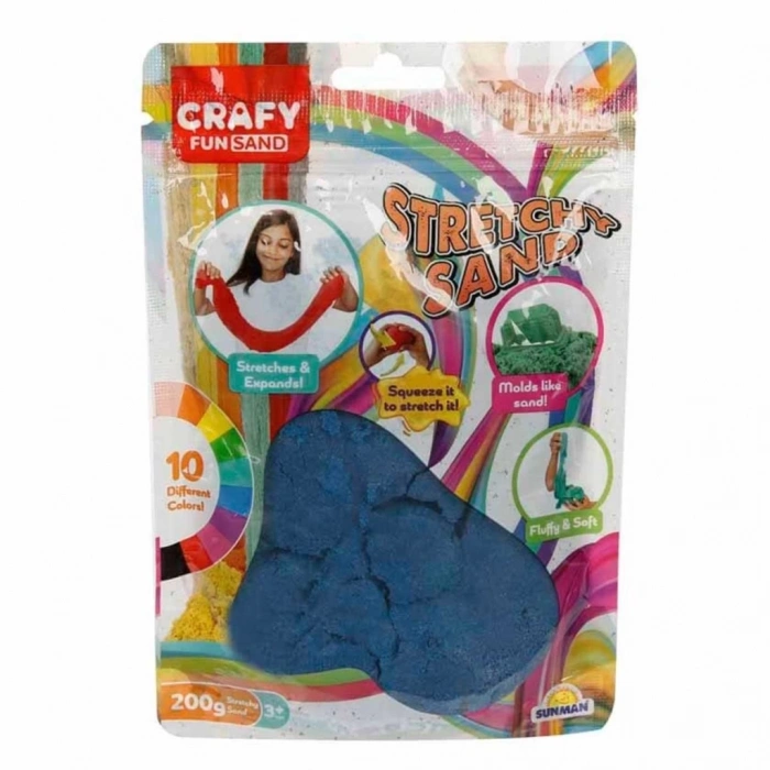 Mey İthalat® Streç Oyun Kumu Koyu Mavi 200 gr