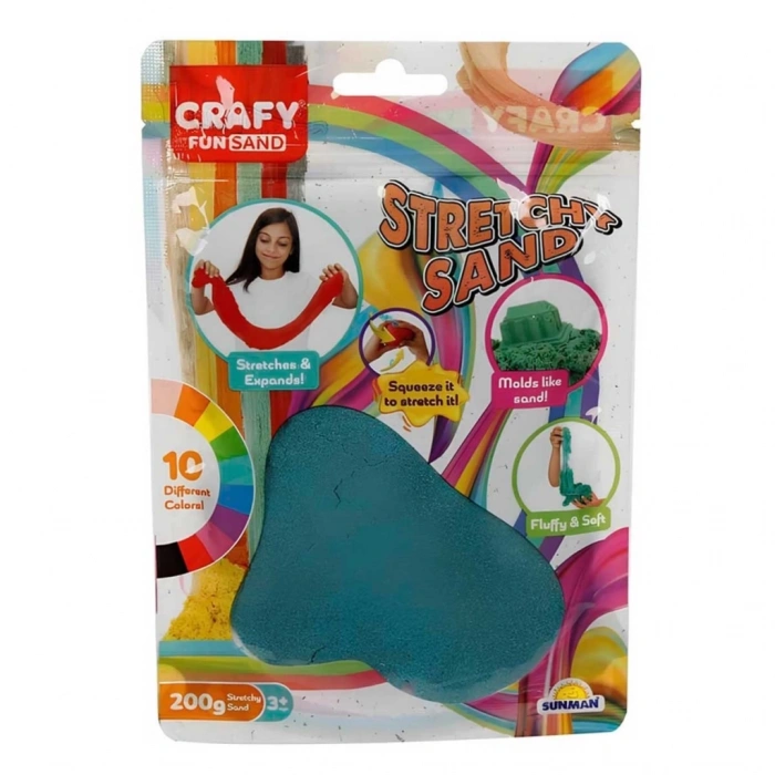 Mey İthalat® Streç Oyun Kumu Turkuaz 200 gr