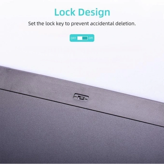 T12 Mavi Writing Tablet Lcd 12 Inç Dijital Kalemli Çizim Yazı Tahtası