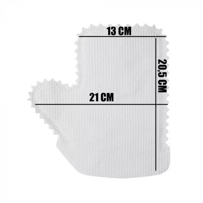 TüysüzTemizlik Eldiveni Islak ve Kuru Temizlik Eldiveni Bambu Lifi