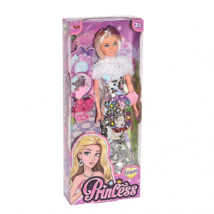 Mey İthalat® WG-66772-73 Renk Değiştiren Pullu Kıyafetli Bebek -Vardem Oyuncak