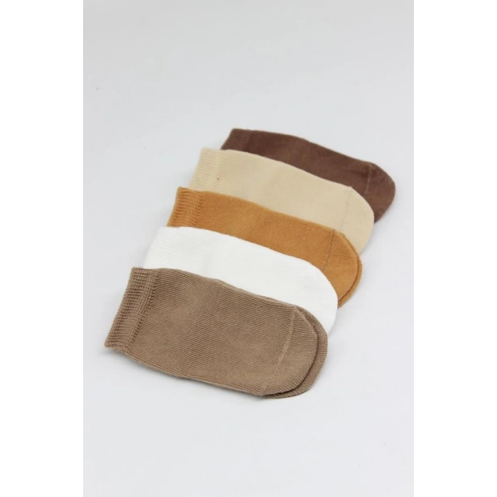 Bistyle 5li Penye Soket Kutulu Basic Çorap 10131 Bej