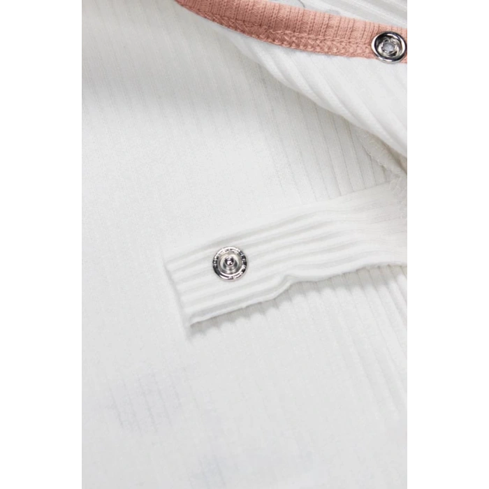 Bistyle Bloom Rose 2li Yarım Kol Badi 17119 Ekru Gül Kurusu