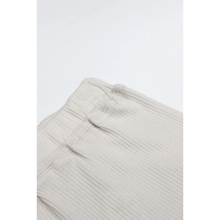 Bistyle Modal Flying Balloons Patikli Pantolon BS16122 Bej