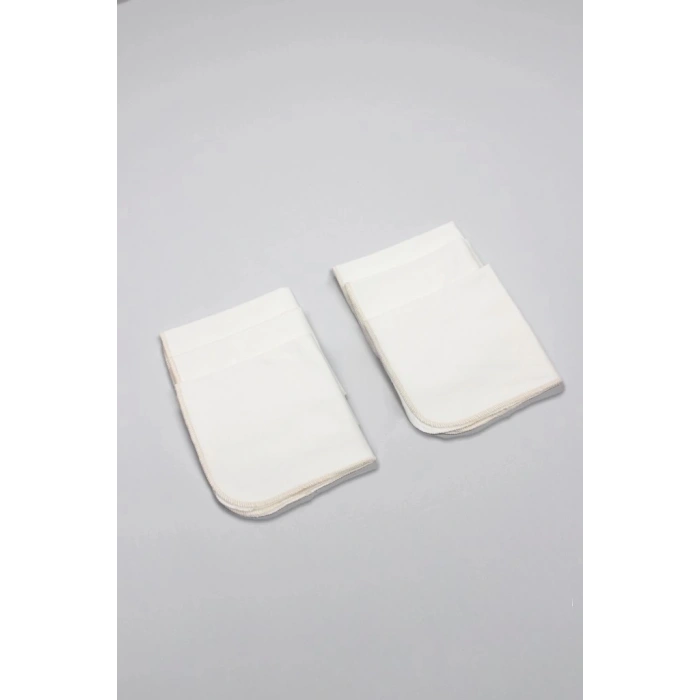 Bistyle Organik 28x28 6Lı Penye Mendil 90103 Ekru