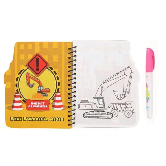 Mey İthalat® BK002 Gepettoys, Sihirli Boyama Kitabı Çeşitleri