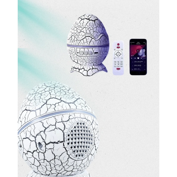 Mey İthalat® Bluetooth Hoparlör Özellikli 7 Renkli Gece Aydınlatması