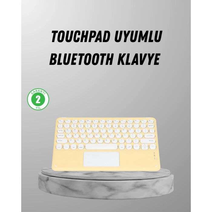 Mey İthalat® Bluetooth Klavye – Kablosuz, Sessiz Tuşlu, Android iOS Windows Uyumlu, Kompakt Taşınabilir Tasarım