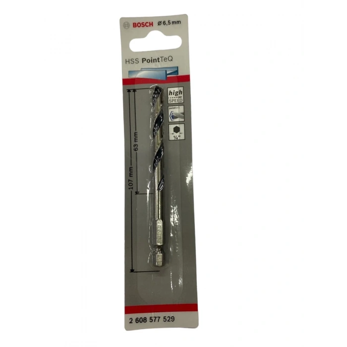 Bosch Pointteq Altıgen Şaftlı Hss Matkap Ucu 6,5 mm