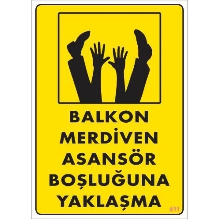 Boşluğa Yaşlaşma Uyarı Levhası 25x35 KOD:411