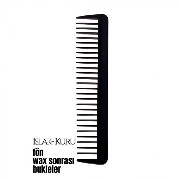 Bukleli Saç Fön Wax Sonrası Tarak Karbon Nano Absolute Professional