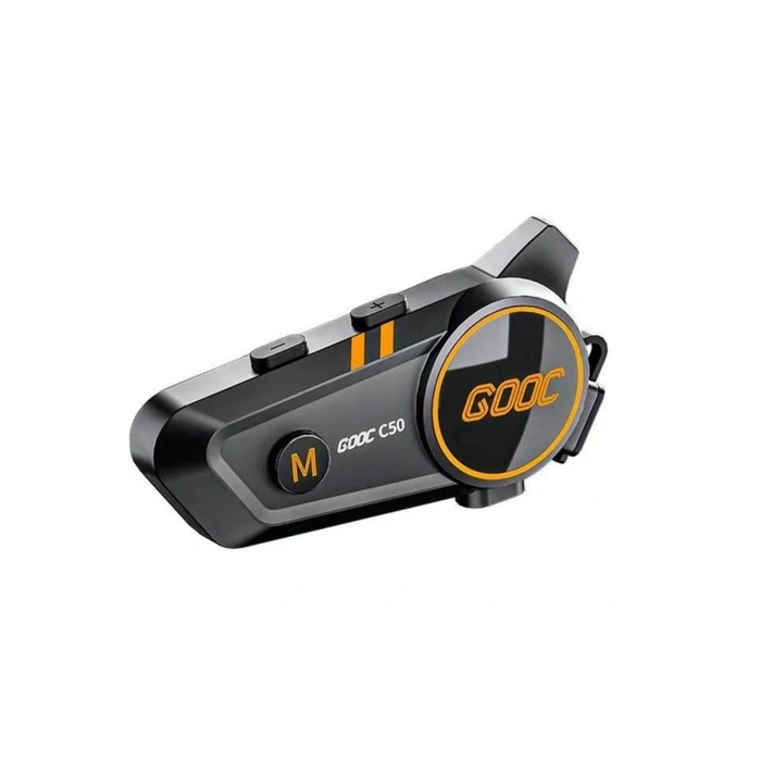 C50 Motosiklet Intercom Kask Kulaklık 1500 Mah Rgb Işıklı Bluetooth Kulaklık Ip67