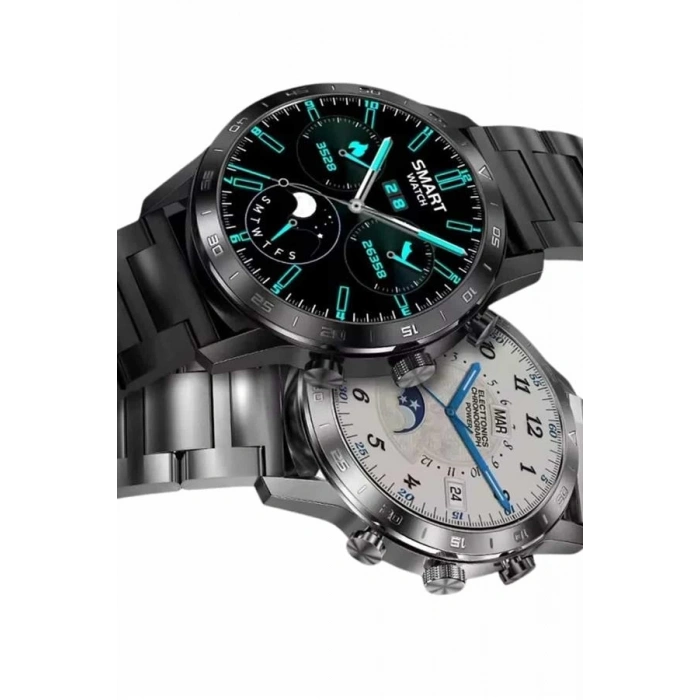 Mey İthalat® Çağrı Cevaplama Sesli Asistan Çoklu Dil Desteği 5.0 Bluetooth Akıllı Saat