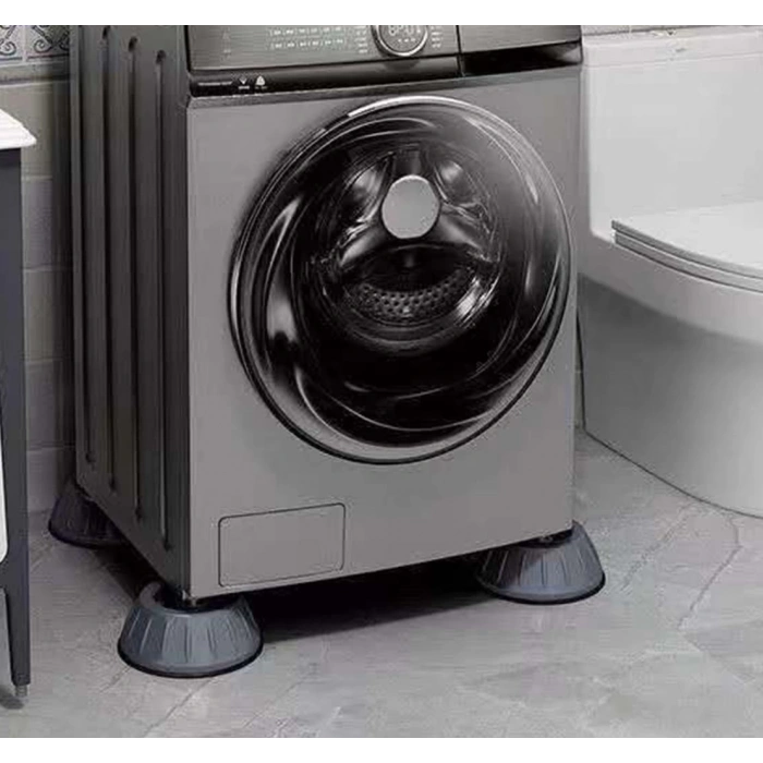 Çamaşır Makinesi Kayma Ve Titreşim Engelleyici - Gürültü Emici Aparatlar 4 Lü Set (5047)