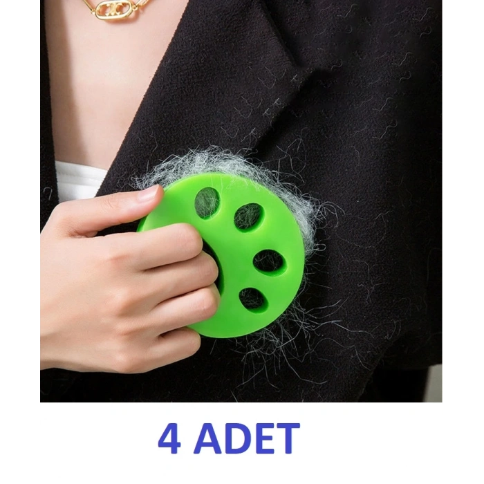 Çamaşır Makinesi Ve Evcil Hayvanlar İçin Tüy Toplayıcı Yıkanabilir Aparat 4 Adet (5047)