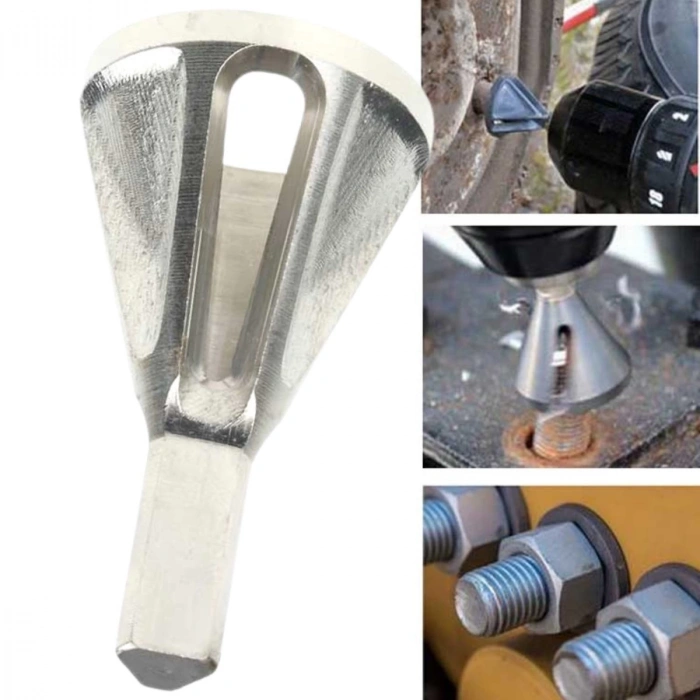 Çapak Alma Harici Çapak Alıcı Paslanmaz Çelik Çapak Kaldırma Cıvata Çapak Alma Matkap Ucu (5047)