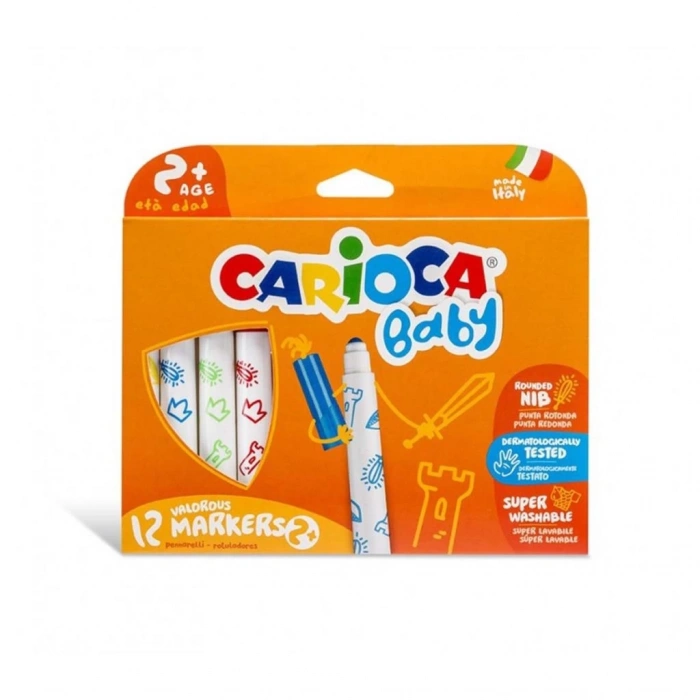 Mey İthalat® Keçeli Boya Kalemi 12li