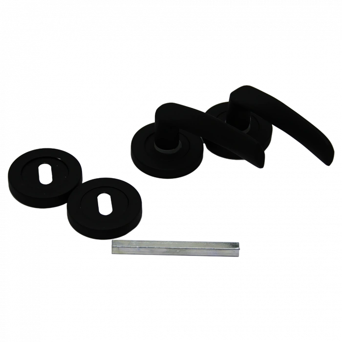 ÇELİKEL ERİŞ-10 AMERİKAN ODA KAPI KOLU SİYAH (5047)