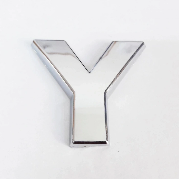 Mey İthalat® Cemax Y Harfi  3,75 cm Krom Yapışkanlı