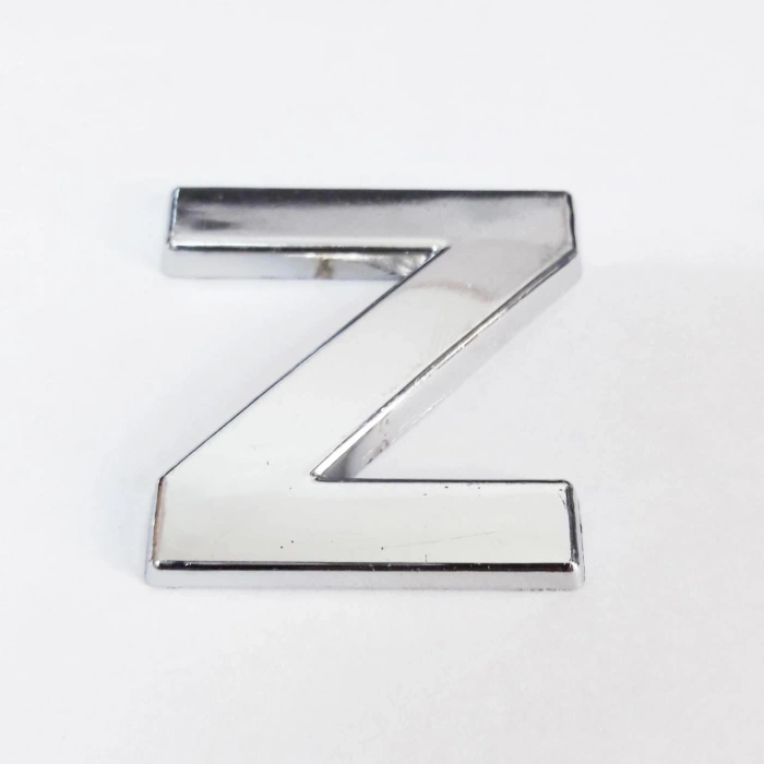 Mey İthalat® Cemax Z Harfi  3,75 cm Krom Yapışkanlı