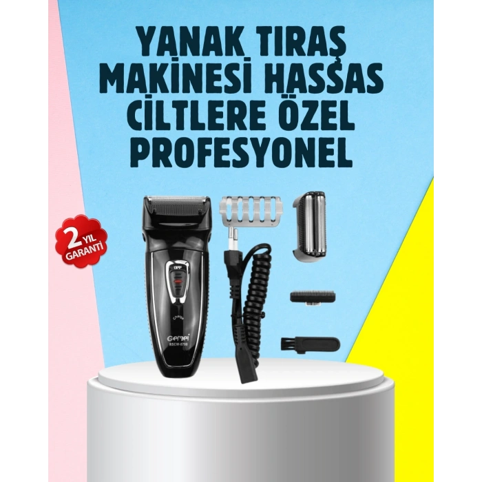 Mey İthalat® Çift Başlıklı Taşınabilir Tıraş Cihazı