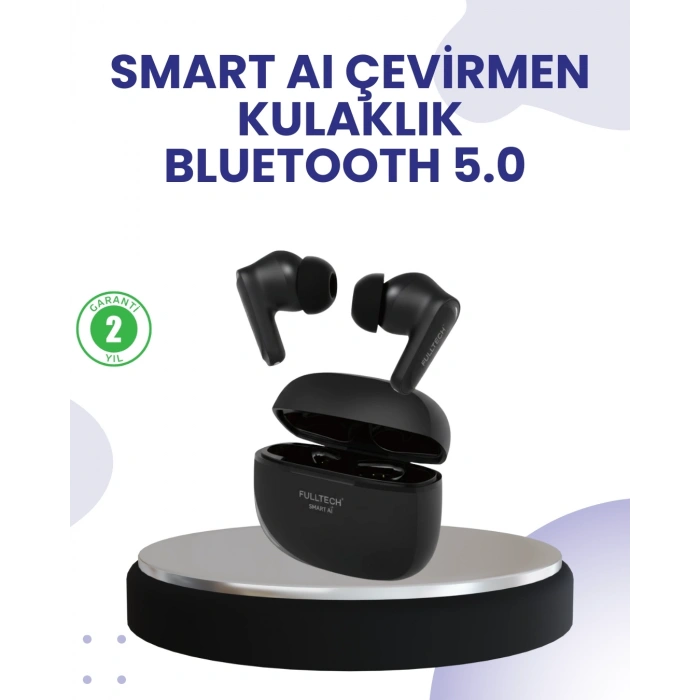 Mey İthalat® Çift Mikrofonlu Kablosuz Kulaklık ANC ENC ve Oyun Modlu