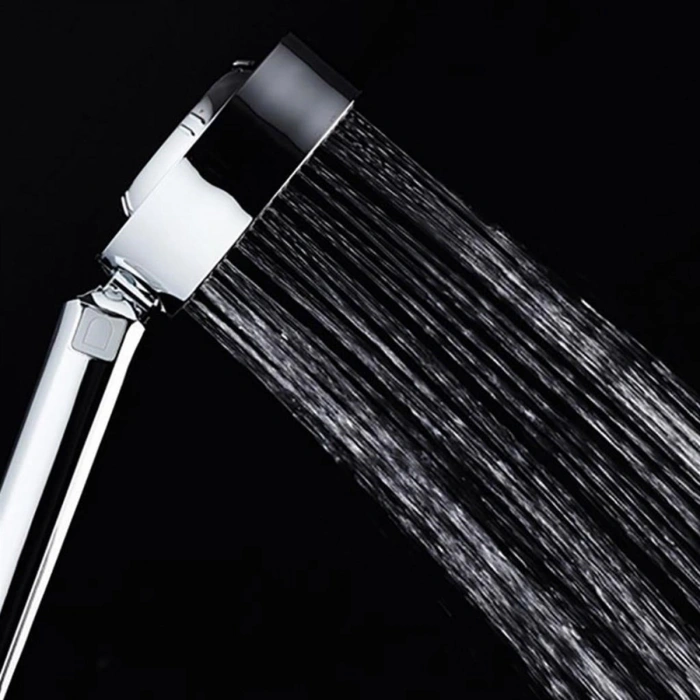 Çift Taraflı Yüksek Basınç Su Akıtan Şampuan Hazneli Duş Başlığı (5047)