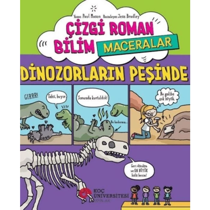 Çizgi Roman Bilim Maceralar - Dinozorların Peşinde