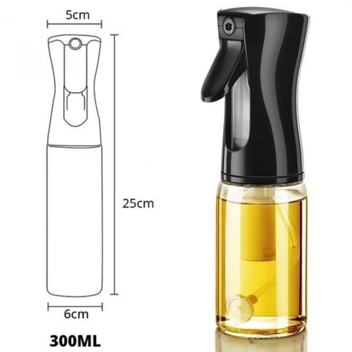 Çok Amaçlı Cam Şişe Püskürtmeli Dağıtıcı Yağdanlık Limonluk Sirke Sosluk Spreyi (5047)