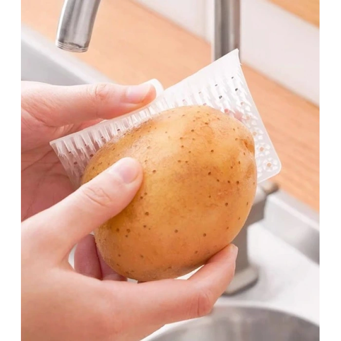 Çok Amaçlı Sebze ve Meyve Temizleme Patates Soyma Fırçası (5047)