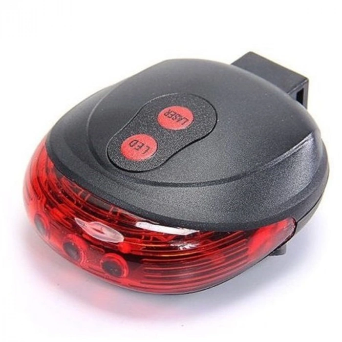 Çok Fonksiyonlu Pilli Bisiklet Led Lazer Işığı Arka Stop Lambası (5047)
