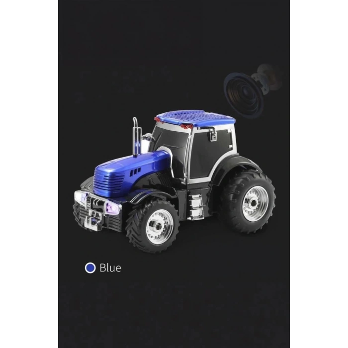 D42 Mavi Traktör Tasarım Usb/fm Radyo Bluetooth Hoparlör Speaker
