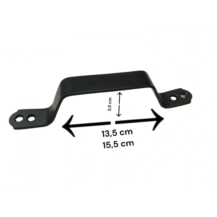 Demir Doğrama Kulp Siyah Kaplama