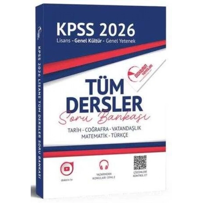 Doktrin Yayınları 2026 Kpss Genel Kültür Yetenek Tüm Dersler Tek Kitap Soru Bankası