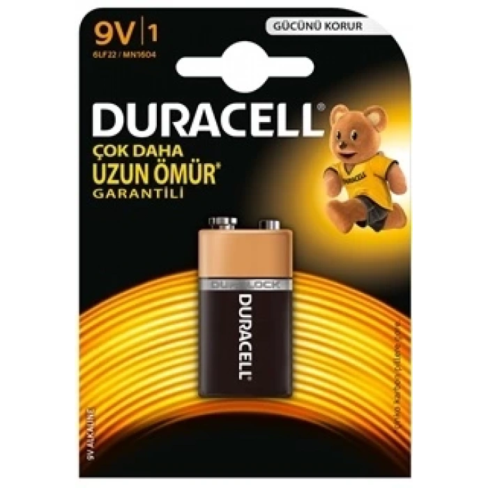 DURACELL 9V PİL TEKLİ (5047)