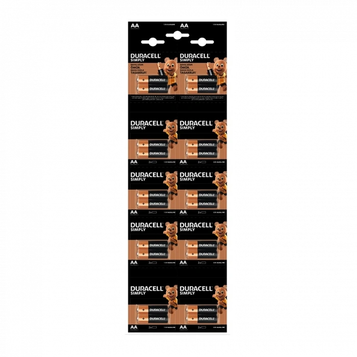 DURACELL KALEM PİL ALKALİN 20 PARÇA (5047)