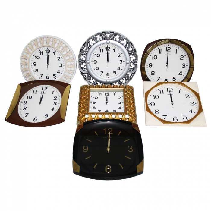 DÜZ DUVAR SAATİ KARIŞIK (5047)