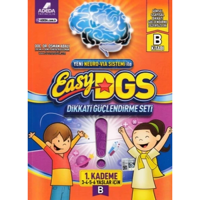 EASY Dikkati Güçlendirme Seti 3-6 yaş B Kitapçığı