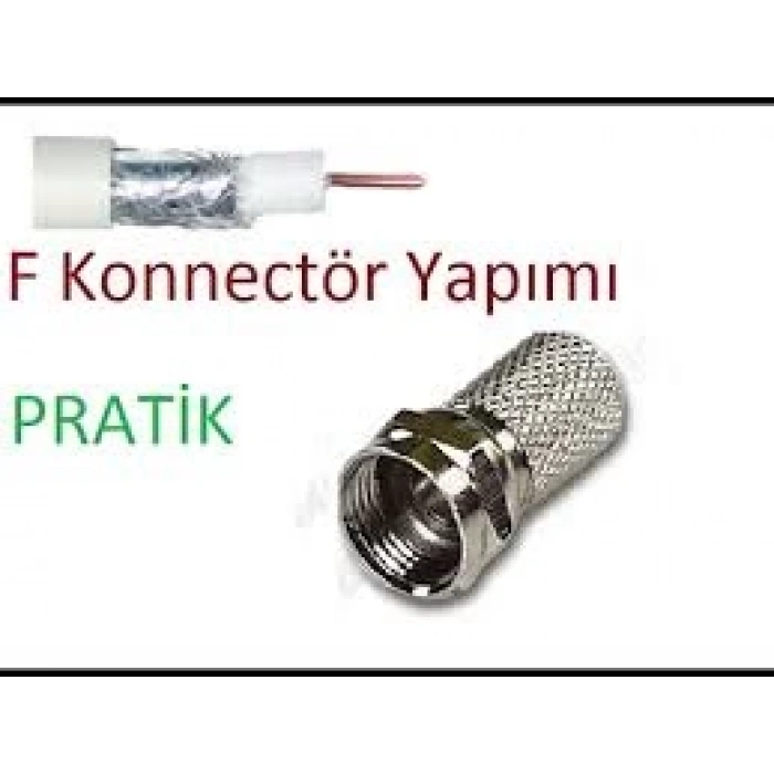 EF VİDA 50 PARÇA  UYDU KONNEKTÖR RG-6-F (5047)