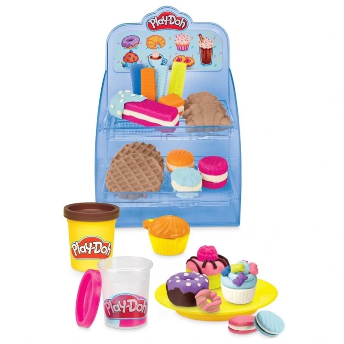 Mey İthalat® F5836 Play-Doh Süper Renkli Kafe Oyun Seti +3 yaş