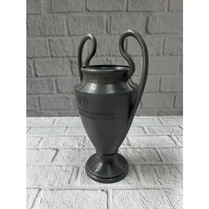 Mey İthalat® Füme Kupa 25cm UEFA Model Dekoratif Ödül Biblosu