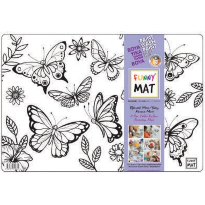 Funny Mat - Kelebekler 33,5x48cm